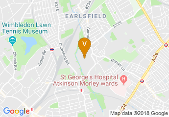 map of Wimbledon Art Studios