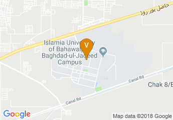 map of Baghdad Ul Jadeed Campus