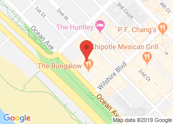 map of Fairmont Miramar Hotel & Bungalows