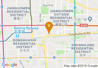 map of Fairmont Beijing Hotel