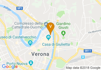 map of Hotel Due Torri