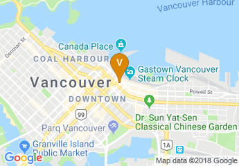 map of SFU Harbour Centre Campus Vancouver