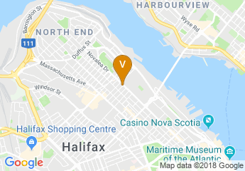 map of Halifax Jazz Festival