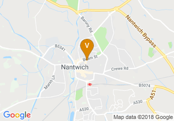 map of Nantwich Town Council