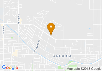 map of Royal Palms Resort and Spa