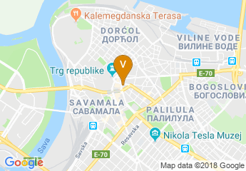 map of United Nations Association of Serbia - BIMUN