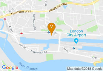 map of Aloft London Excel