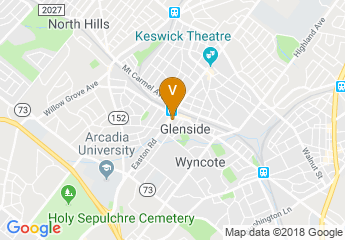 map of Downtown Glenside