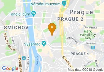 map of Přírodovědecká fakulta UK