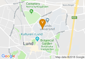 map of LUX building (Lund University)