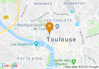 map of Toulouse 1 University Capitole