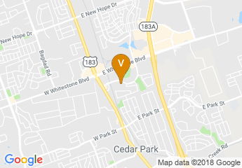 map of Cedar Park Public Library