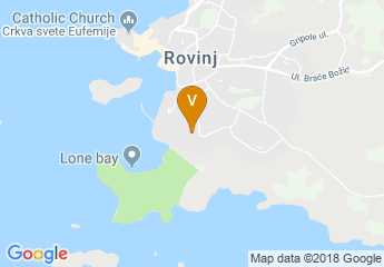 map of Maistra Eden Hotel Rovinj