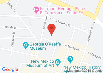 map of Santa Fe Community Convention Center