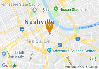 map of AC Hotel Nashville Downtown