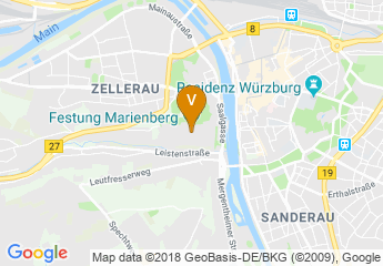 map of Fortress Marienberg
