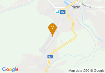 map of letiště Plasy