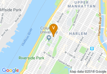map of Teachers College, Columbia University