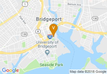 map of Webster Bank Arena