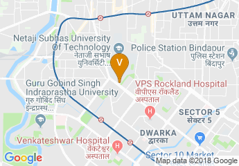 map of Deen Dayal Upadhyaya College