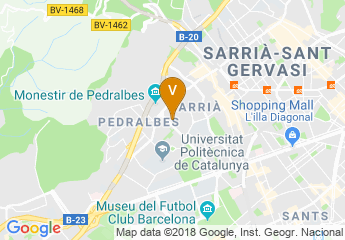 map of ESADE Barcelona - Pedralbes - Executive Education