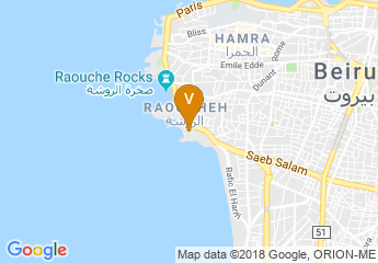 map of Movenpick Hotel & Resort Beirut
