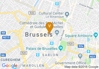 map of Espace Vanderborght