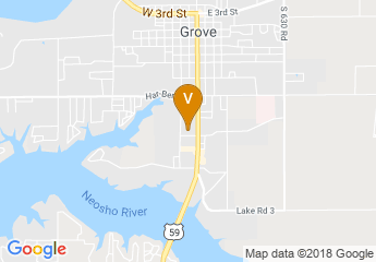 map of Grove Civic Center