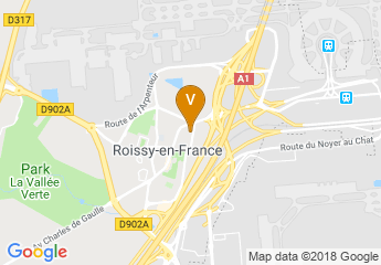 map of Millennium Hotel Paris Charles De Gaulle