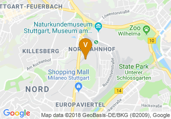 map of Kulturbetrieb Wagenhallen