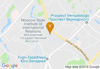 map of Moscow State Institute of International Relations