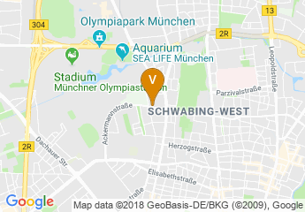 map of Wäscherei am Olympiapark