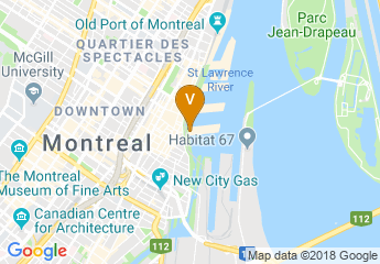 map of Grand Quai du Port de Montréal
