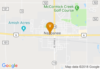 map of Nappanee Apple Festival