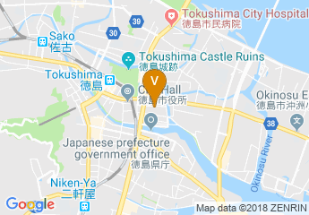 map of Tokushima University