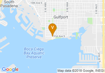 map of Gulfport Area Chamber of Commerce