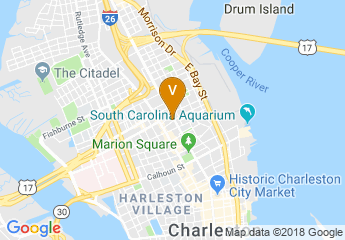 map of Homewood Suites by Hilton Charleston Historic District