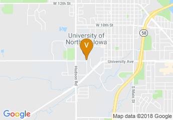 map of University of Northern Iowa