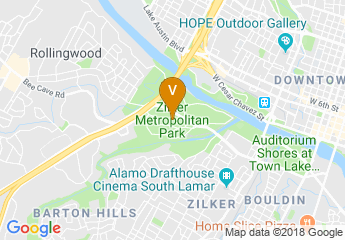 map of Zilker Metropolitan Park