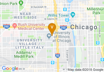 map of UIC Montgomery Ward Gallery