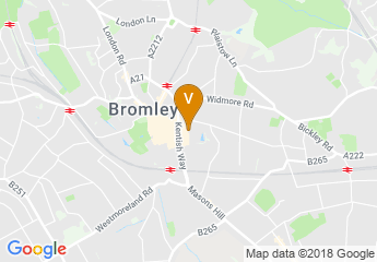 map of Bromley Civic Centre