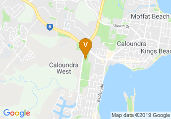 map of Caloundra Indoor Stadium
