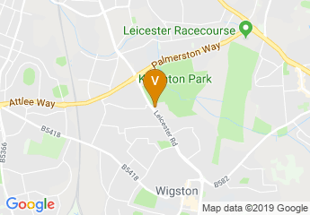 map of Holiday Inn Leicester - Wigston