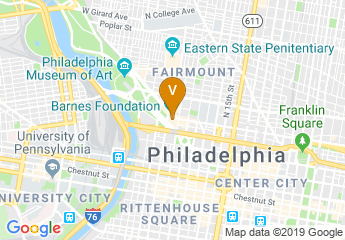 map of Barnes Foundation