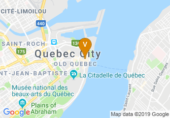map of Quebec City Mural