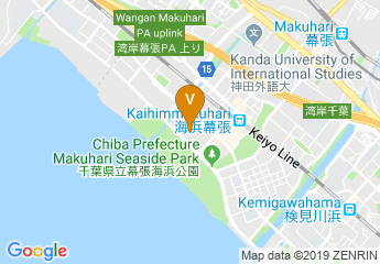 map of Makuhari Messe International Exhibition Hall 1-8