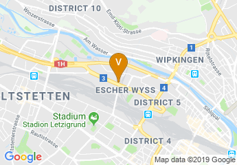 map of Sheraton Zurich Hotel