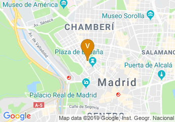 map of Hotel Mercure Madrid Plaza de Espana