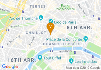 map of Four Seasons Hotel George V, Paris