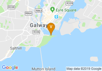 map of Galway international Oyster & Seafood Festival